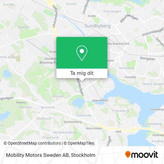 Mobility Motors Sweden AB karta