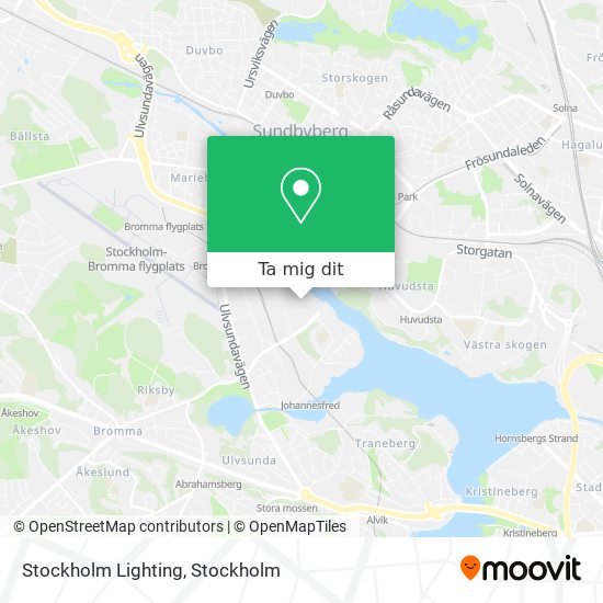 Stockholm Lighting karta