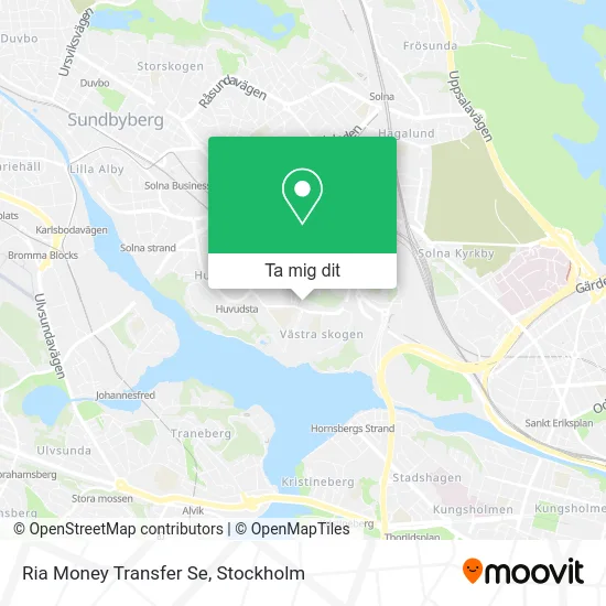 Ria Money Transfer Se karta