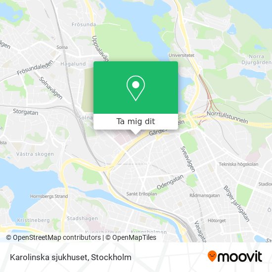 Karolinska sjukhuset karta