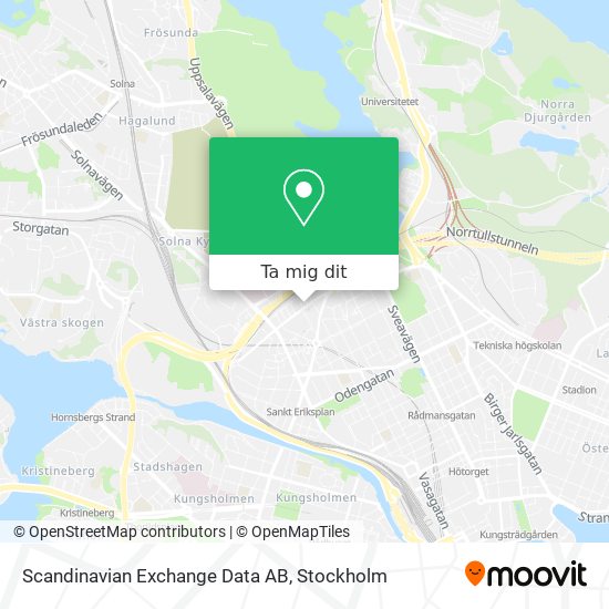 Scandinavian Exchange Data AB karta