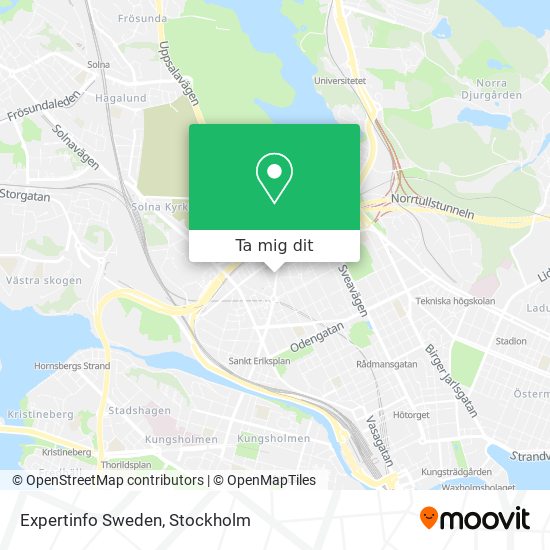 Expertinfo Sweden karta