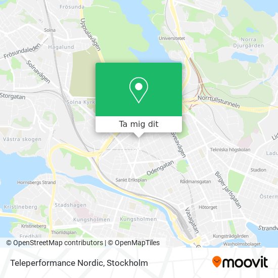 Teleperformance Nordic karta