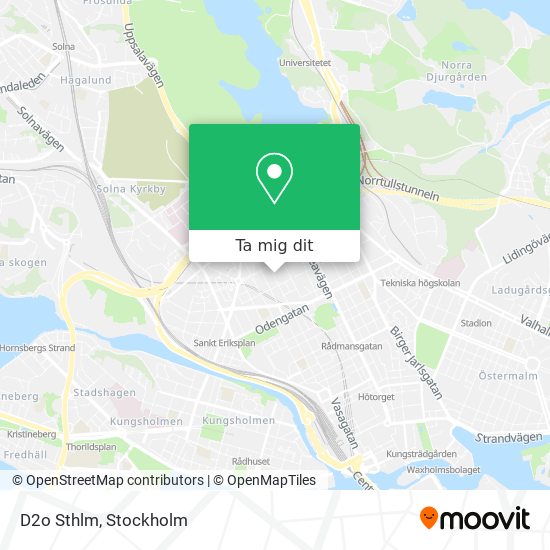 D2o Sthlm karta