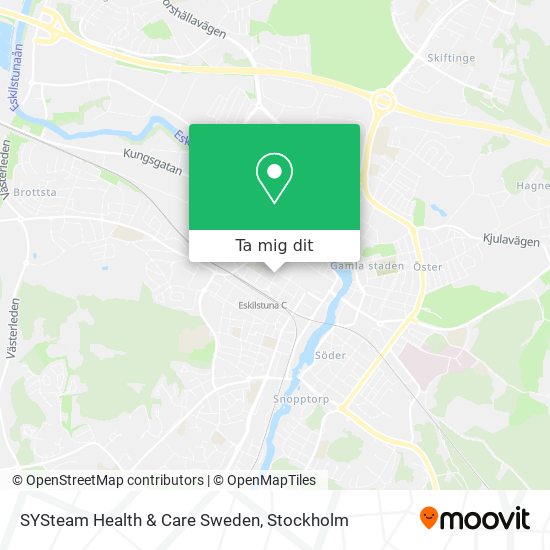 SYSteam Health & Care Sweden karta