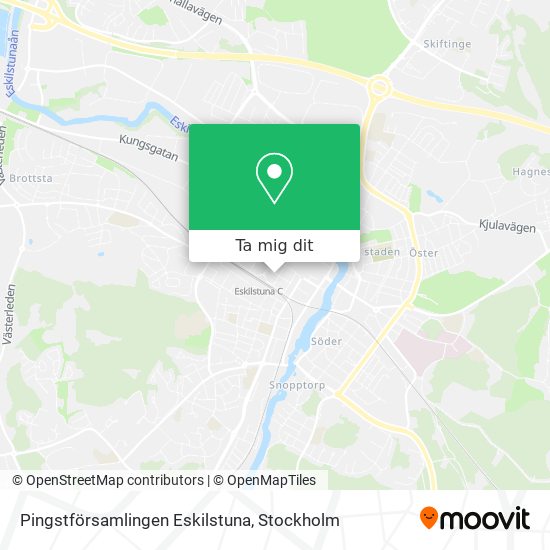 Pingstförsamlingen Eskilstuna karta