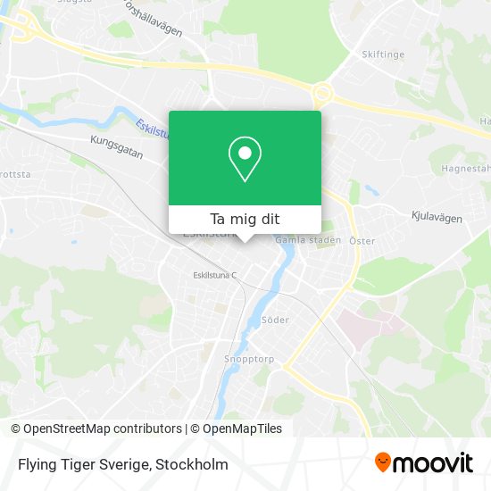 Flying Tiger Sverige karta