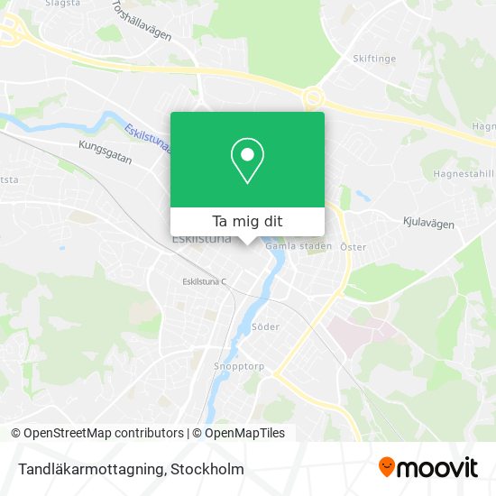 Tandläkarmottagning karta