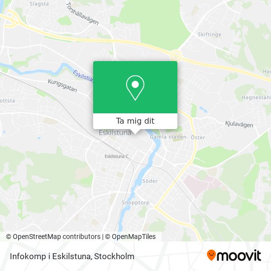 Infokomp i Eskilstuna karta