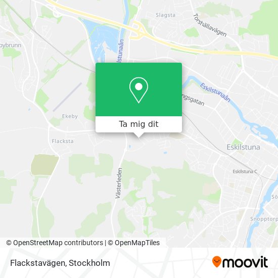 Flackstavägen karta