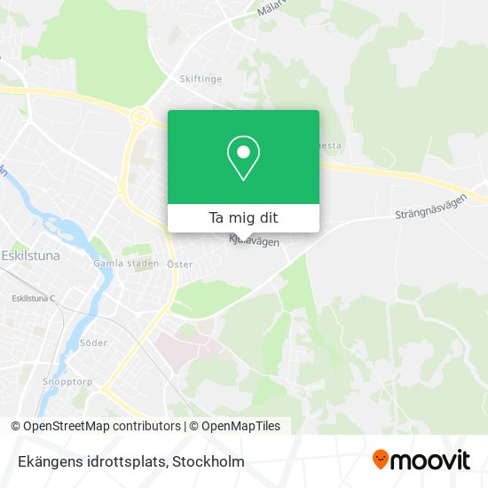 Ekängens idrottsplats karta