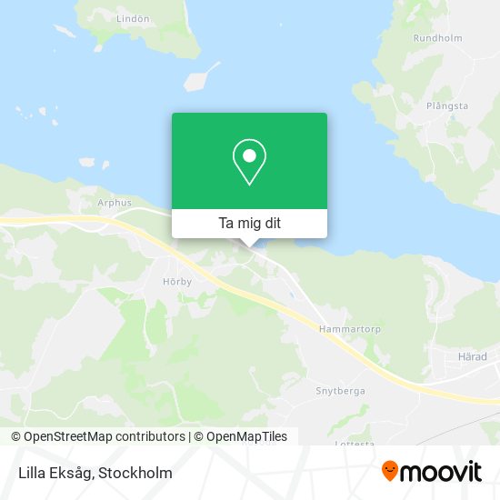 Lilla Eksåg karta