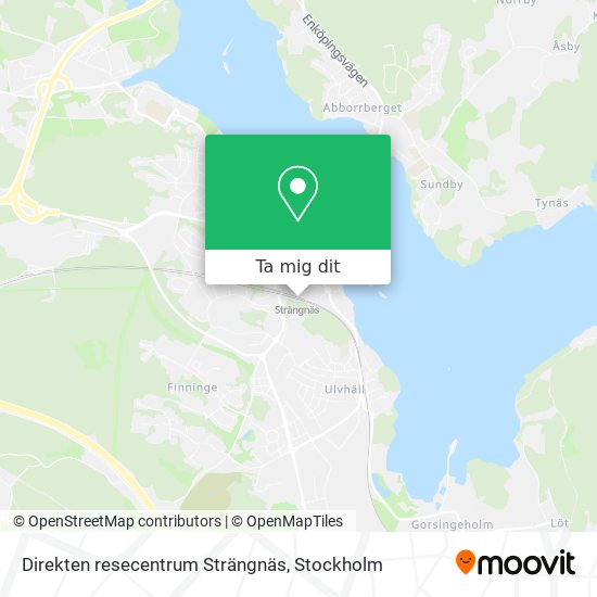 Direkten resecentrum Strängnäs karta