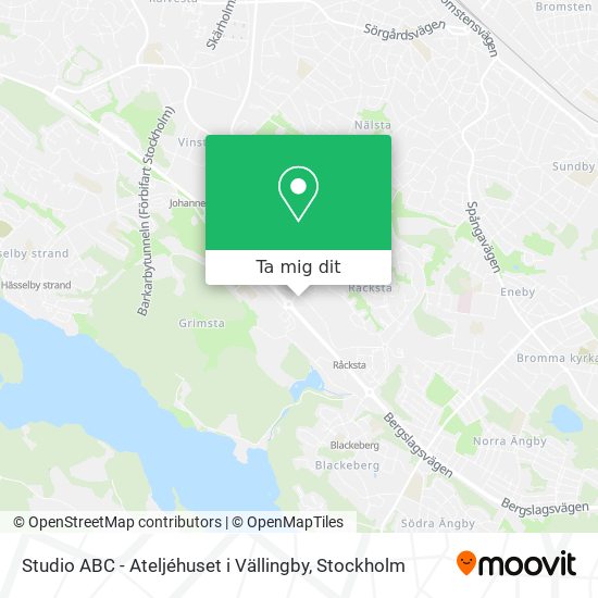 Studio ABC - Ateljéhuset i Vällingby karta