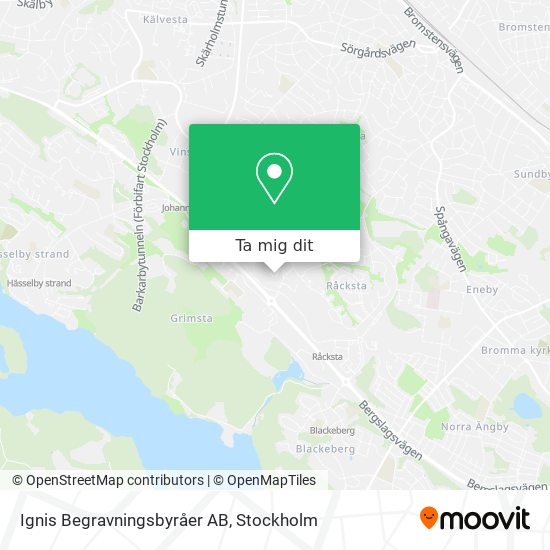 Ignis Begravningsbyråer AB karta