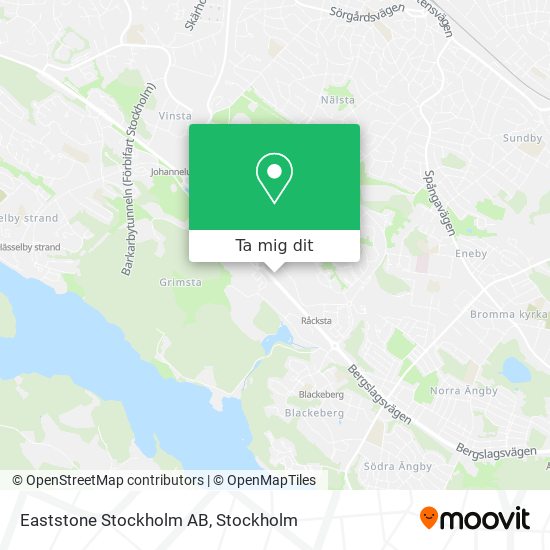 Eaststone Stockholm AB karta