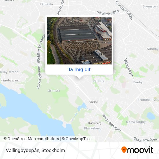 Vällingbydepån karta