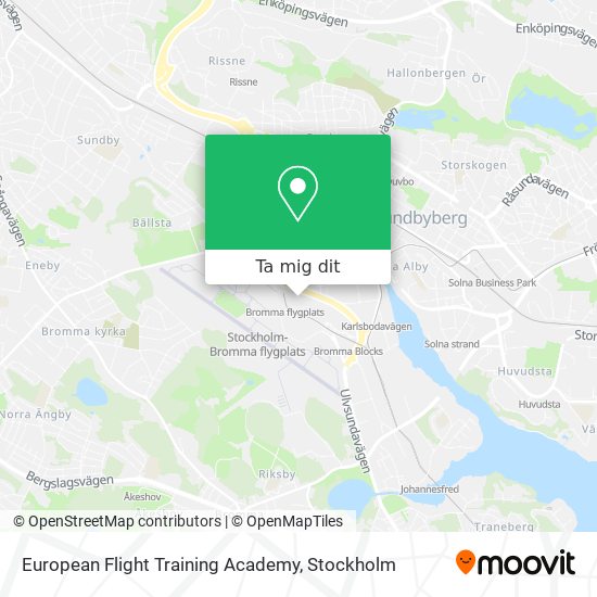 European Flight Training Academy karta