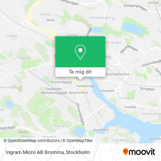 Ingram Micro AB Bromma karta