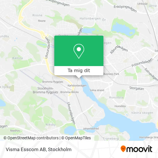 Visma Esscom AB karta