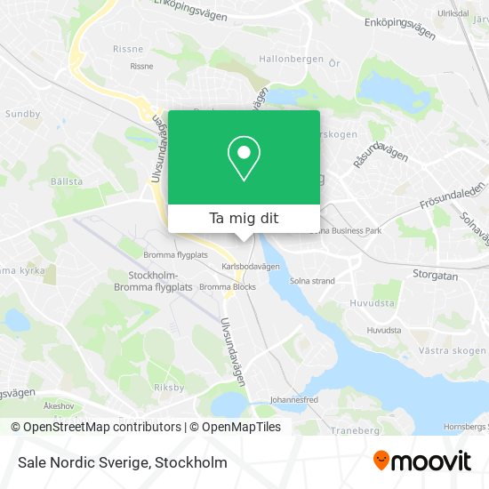 Sale Nordic Sverige karta
