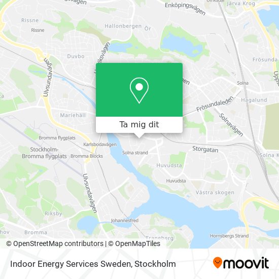 Indoor Energy Services Sweden karta