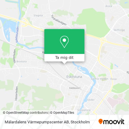Mälardalens Värmepumpscenter AB karta