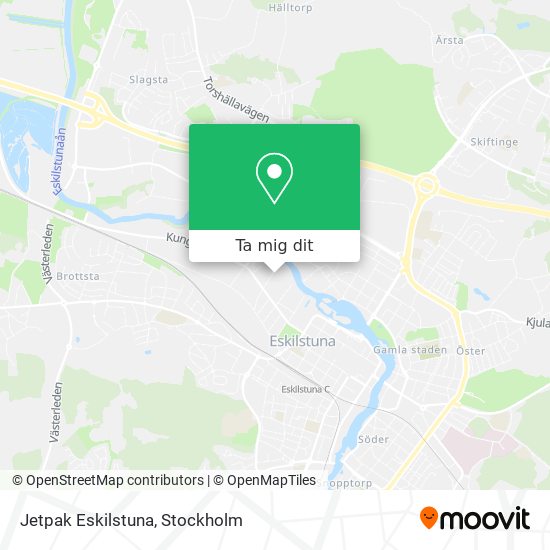 Jetpak Eskilstuna karta