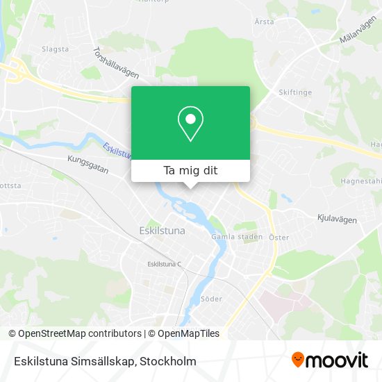 Eskilstuna Simsällskap karta