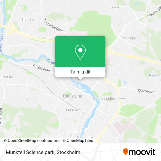 Munktell Science park karta
