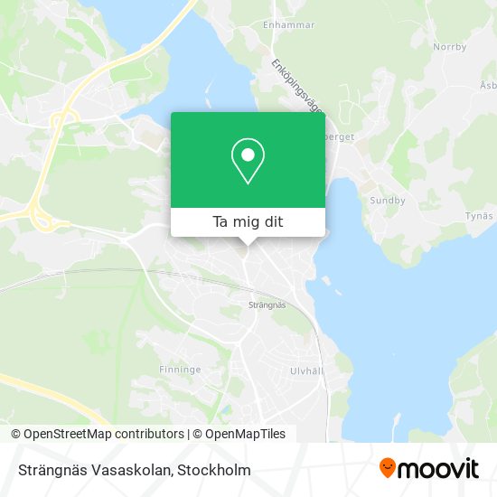 Strängnäs Vasaskolan karta