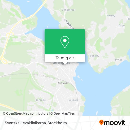 Svenska Levaklinikerna karta