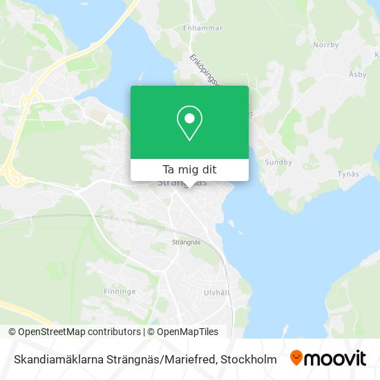 Skandiamäklarna Strängnäs / Mariefred karta