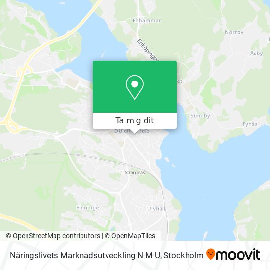 Näringslivets Marknadsutveckling N M U karta