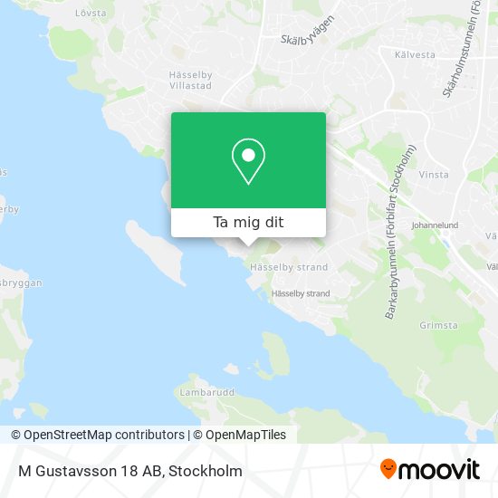 M Gustavsson 18 AB karta