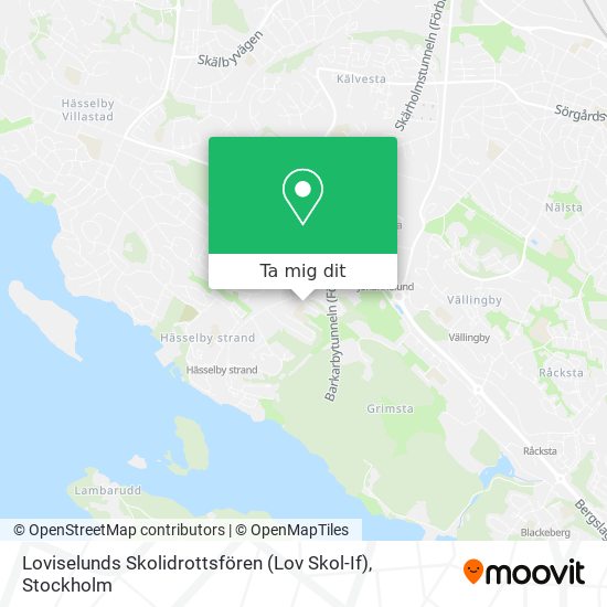 Loviselunds Skolidrottsfören (Lov Skol-If) karta