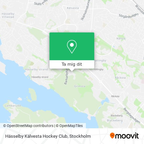 Hässelby Kälvesta Hockey Club karta