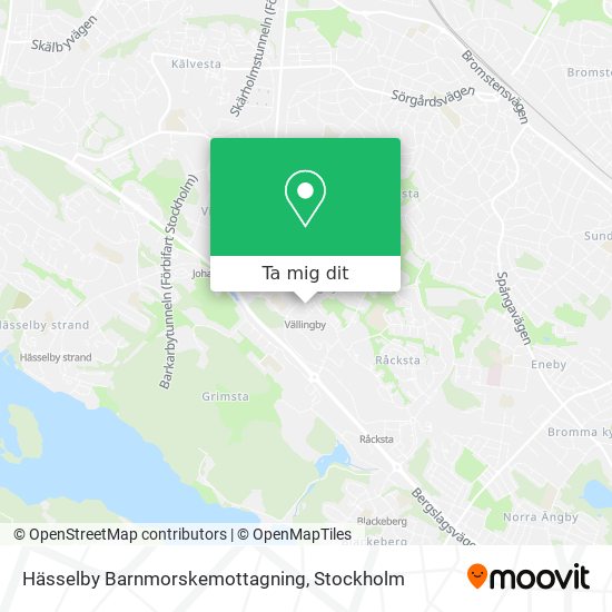 Hässelby Barnmorskemottagning karta