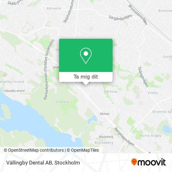 Vällingby Dental AB karta