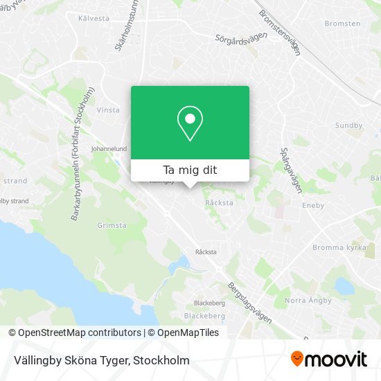 Vällingby Sköna Tyger karta