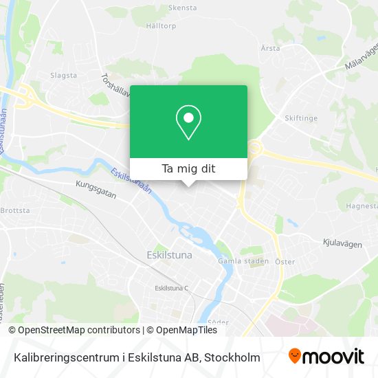 Kalibreringscentrum i Eskilstuna AB karta