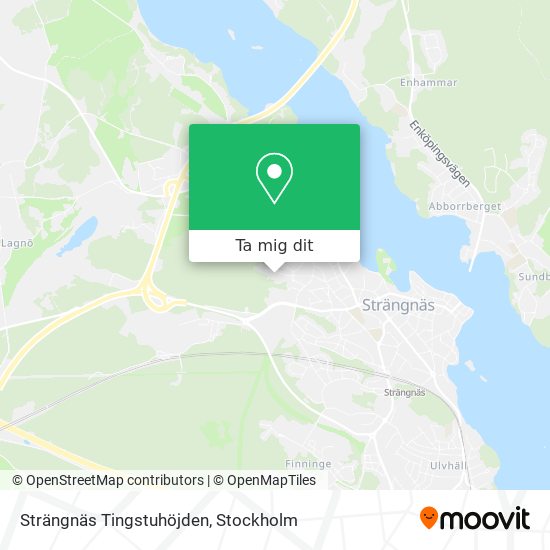 Strängnäs Tingstuhöjden karta