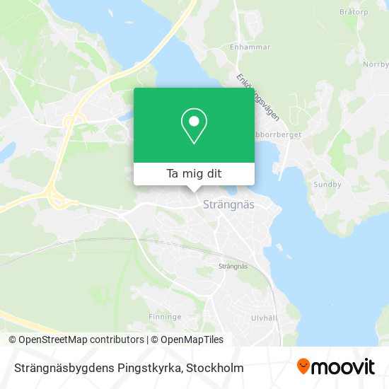 Strängnäsbygdens Pingstkyrka karta