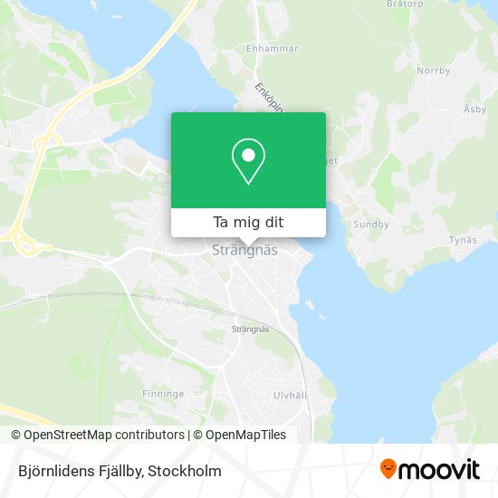 Björnlidens Fjällby karta