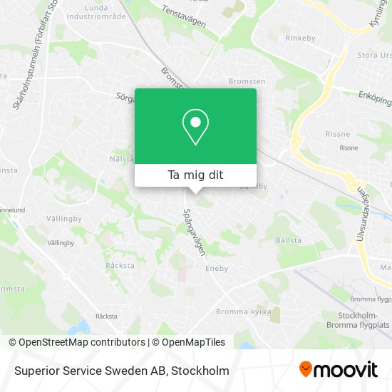 Superior Service Sweden AB karta