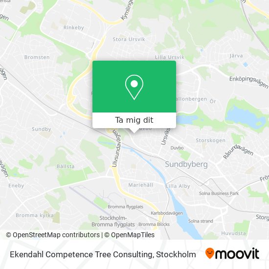 Ekendahl Competence Tree Consulting karta