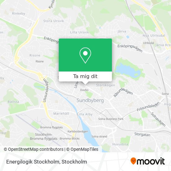 Energilogik Stockholm karta