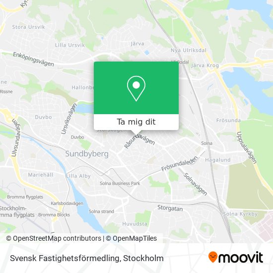 Svensk Fastighetsförmedling karta