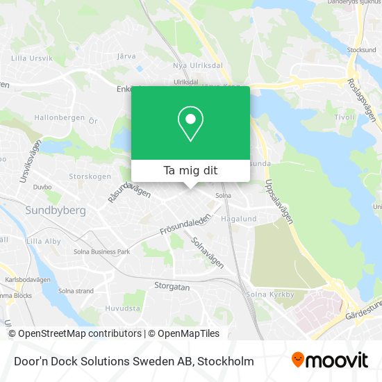 Door'n Dock Solutions Sweden AB karta