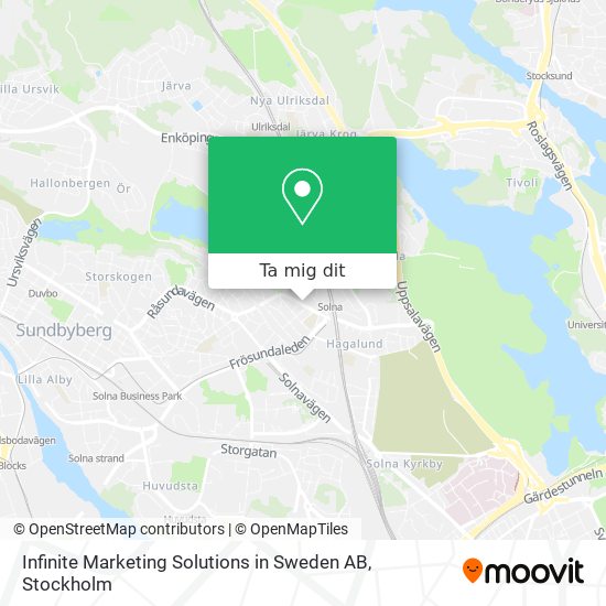 Infinite Marketing Solutions in Sweden AB karta